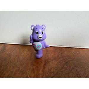 Share Bear Care Bears Figure – Cute Purple Vintage Style Mini Toy Collectible